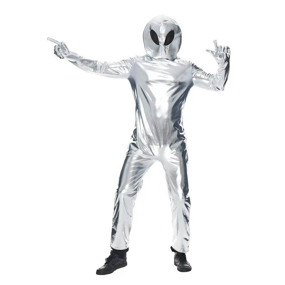 Alien Funny UFO Astronaut Cosplay Costume Outfits Halloween Carnival Suit - zzcosplay