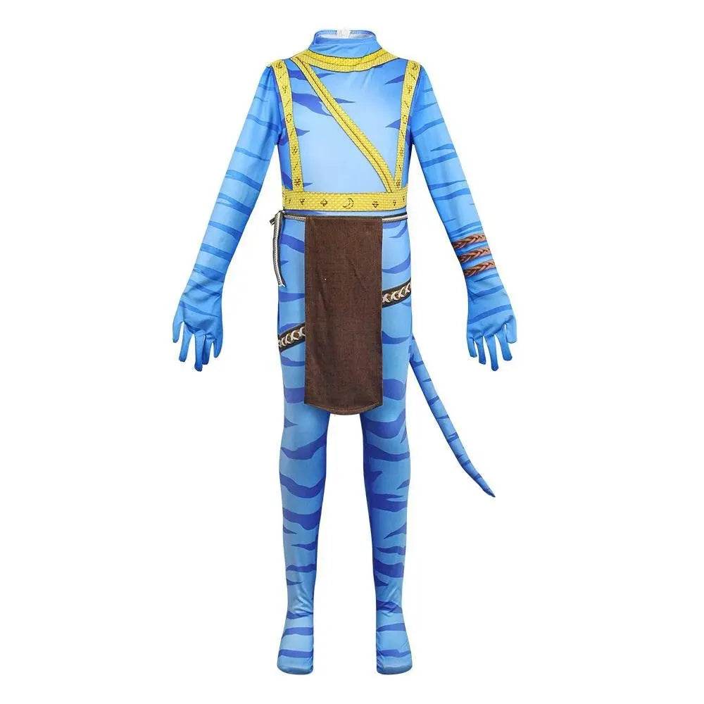 Avatar: The Way of Water Cosplay Costume adult zentai costume Sets and Mask Up For kids - zzcosplay