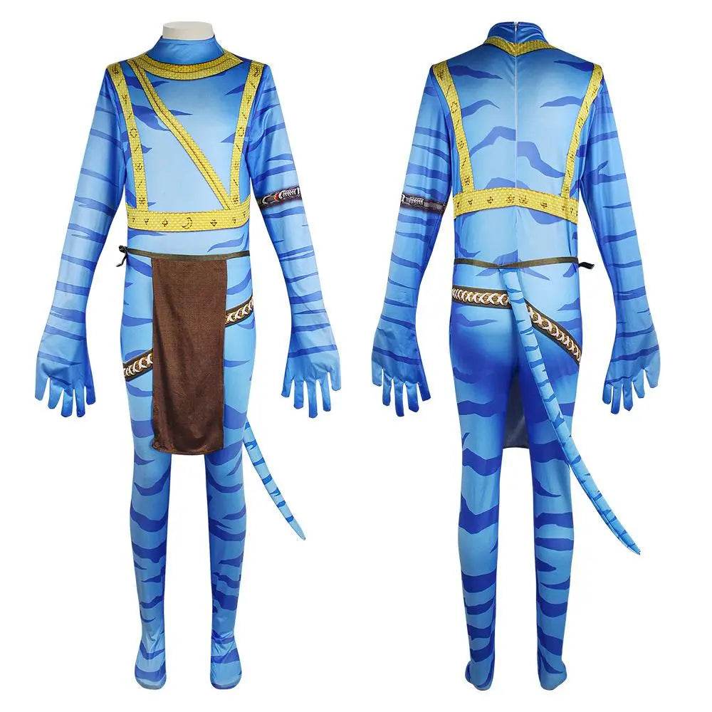 Avatar: The Way of Water Cosplay Costume adult zentai costume Sets and Mask Up For kids - zzcosplay