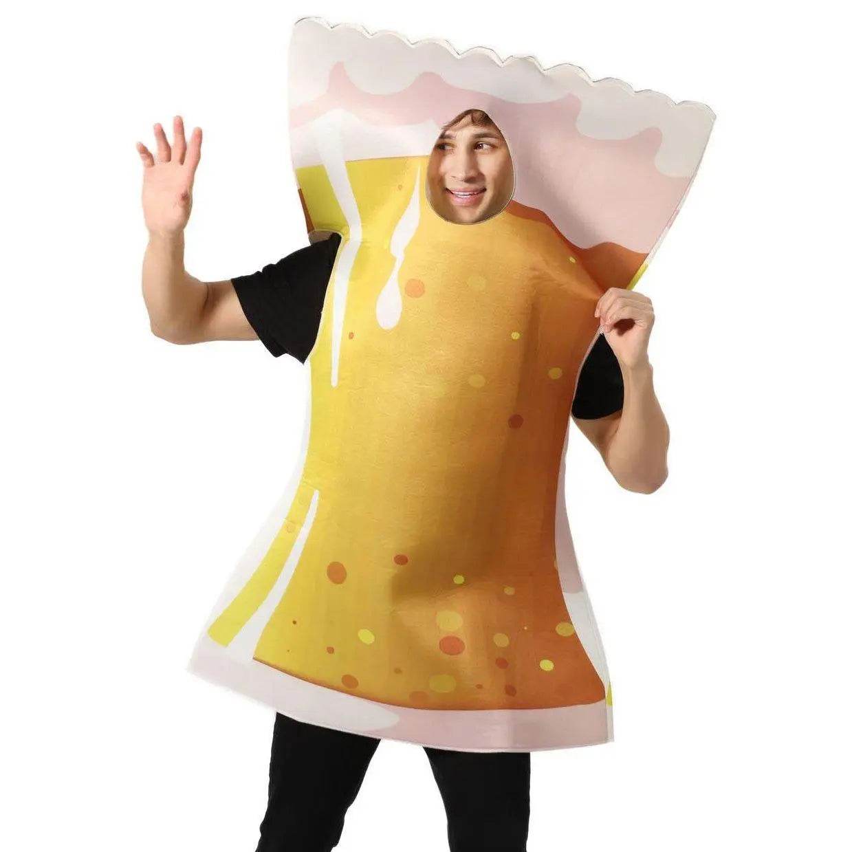 Beer mug Halloween Costume Outfits Party Carnival Cosplay - zzcosplay