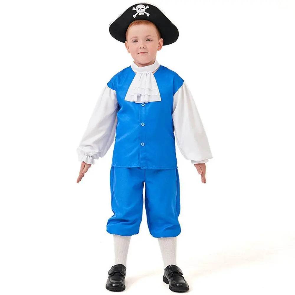 Boy Pirate Outfit Vintage Cosplay Costume Carnival Halloween For Kids - zzcosplay