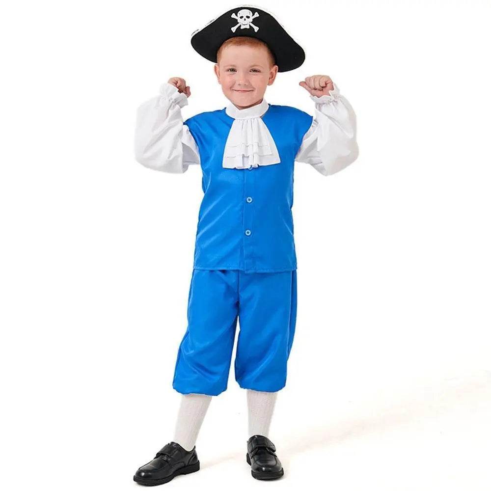 Boy Pirate Outfit Vintage Cosplay Costume Carnival Halloween For Kids - zzcosplay