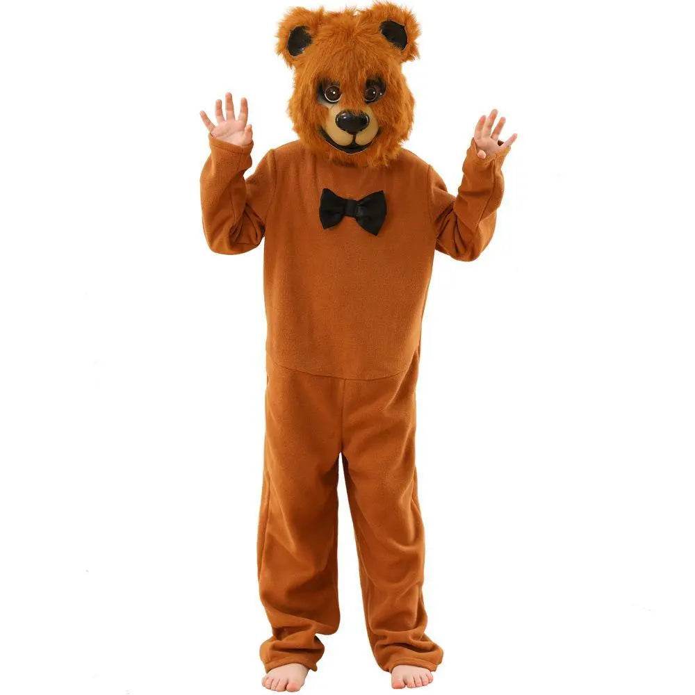 Brown Bear animal furry costume Children's Day Matching Pets Party Halloween - zzcosplay