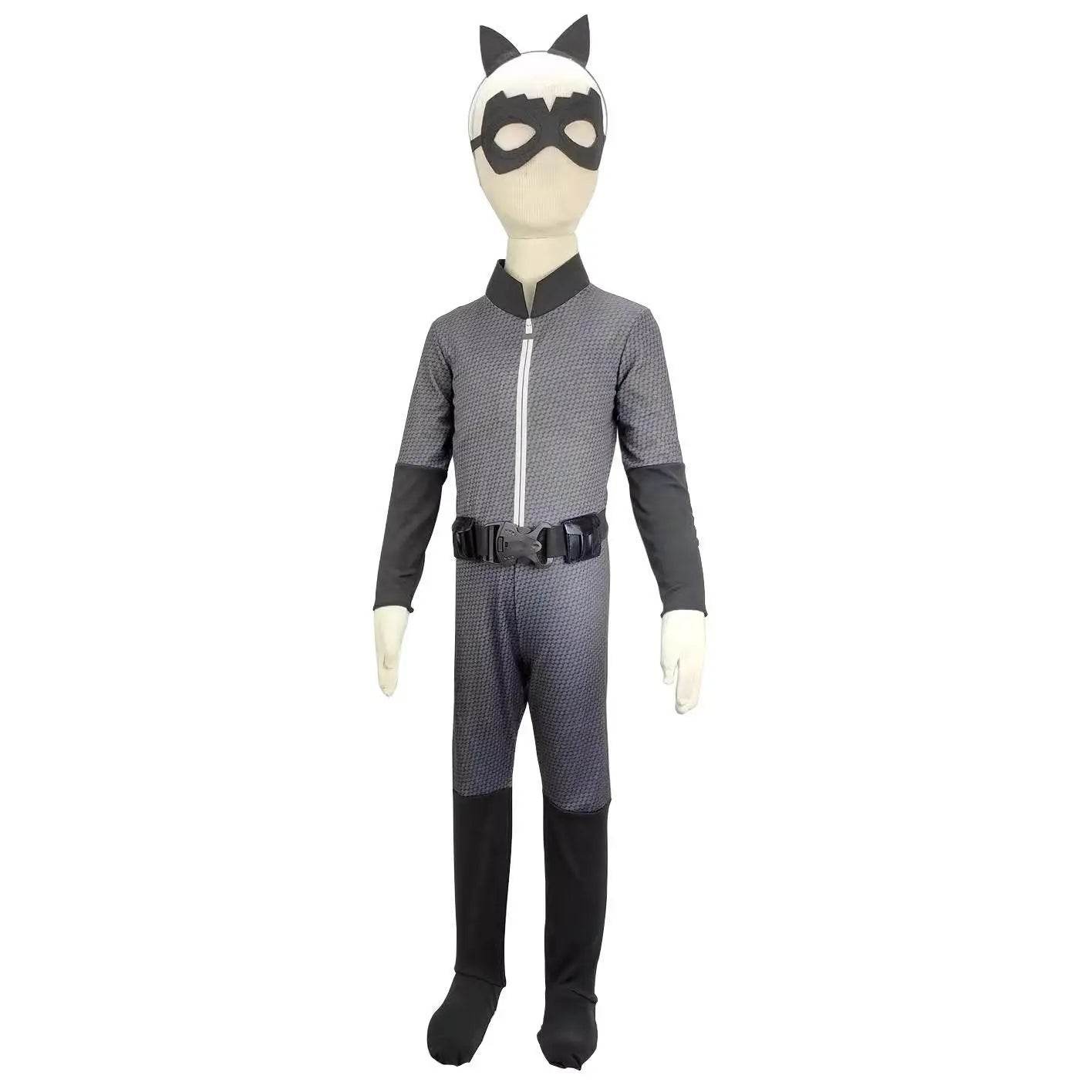 Children's Catwoman Costume Dark Knight 4-piece set Kids - zzcosplay