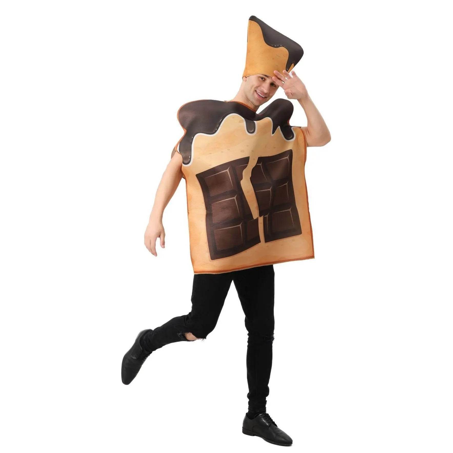 Chocolate Bread Halloween Costume Outfits Party Carnival Cosplay - zzcosplay