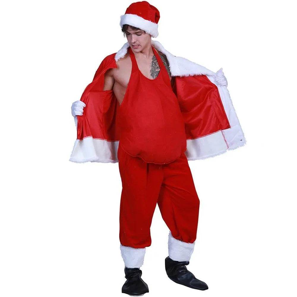 Christmas Costume Accessories Santa Claus Fake Belly Props Unisex - zzcosplay
