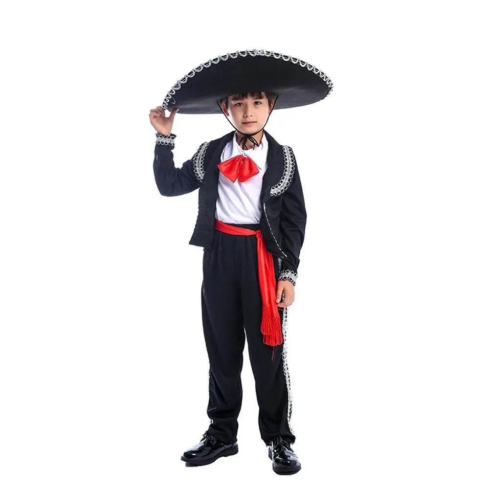Day of the Dead Mariachi Amigo Kids Party Fancy Cosplay Costume - zzcosplay