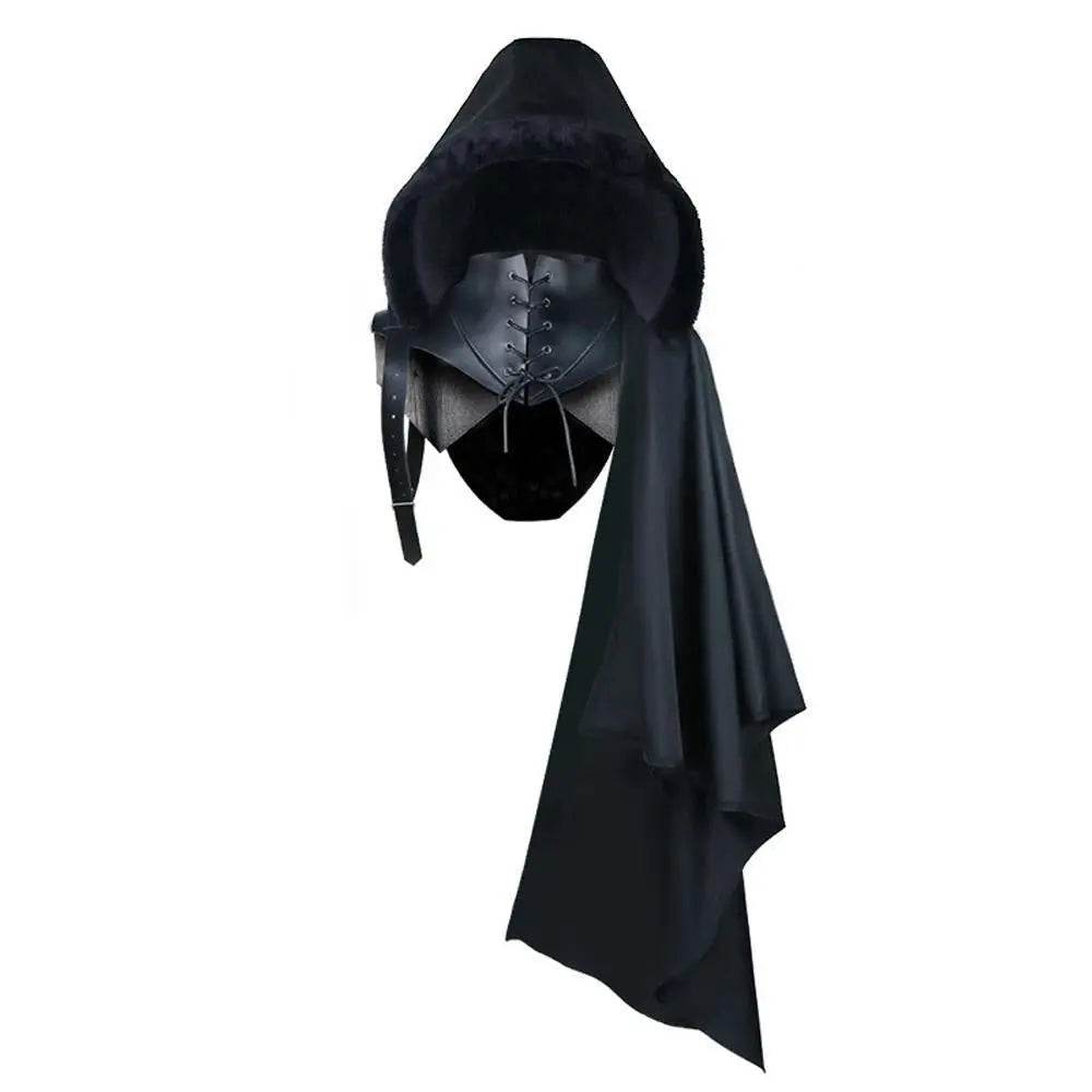 Death Cape Halloween Party Devil Cosplay Costume Vampire Cloak Midcentury Vintage Tippet for Men - zzcosplay