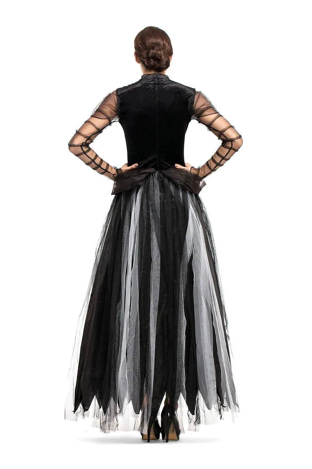 Fairy Tale Black Swan Cos Witch Cos Costume for Halloween Party Prom - zzcosplay