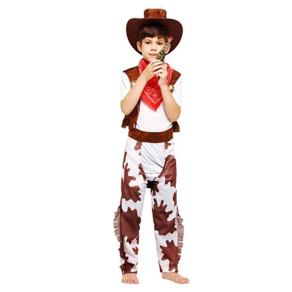 Family Matching West Cowboy Costumes outfit classic wild fancy dress western - zzcosplay