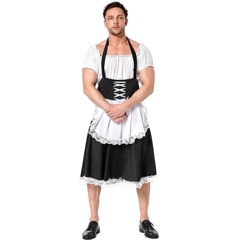 Fever Flirty French Women Man Maid Costume - zzcosplay