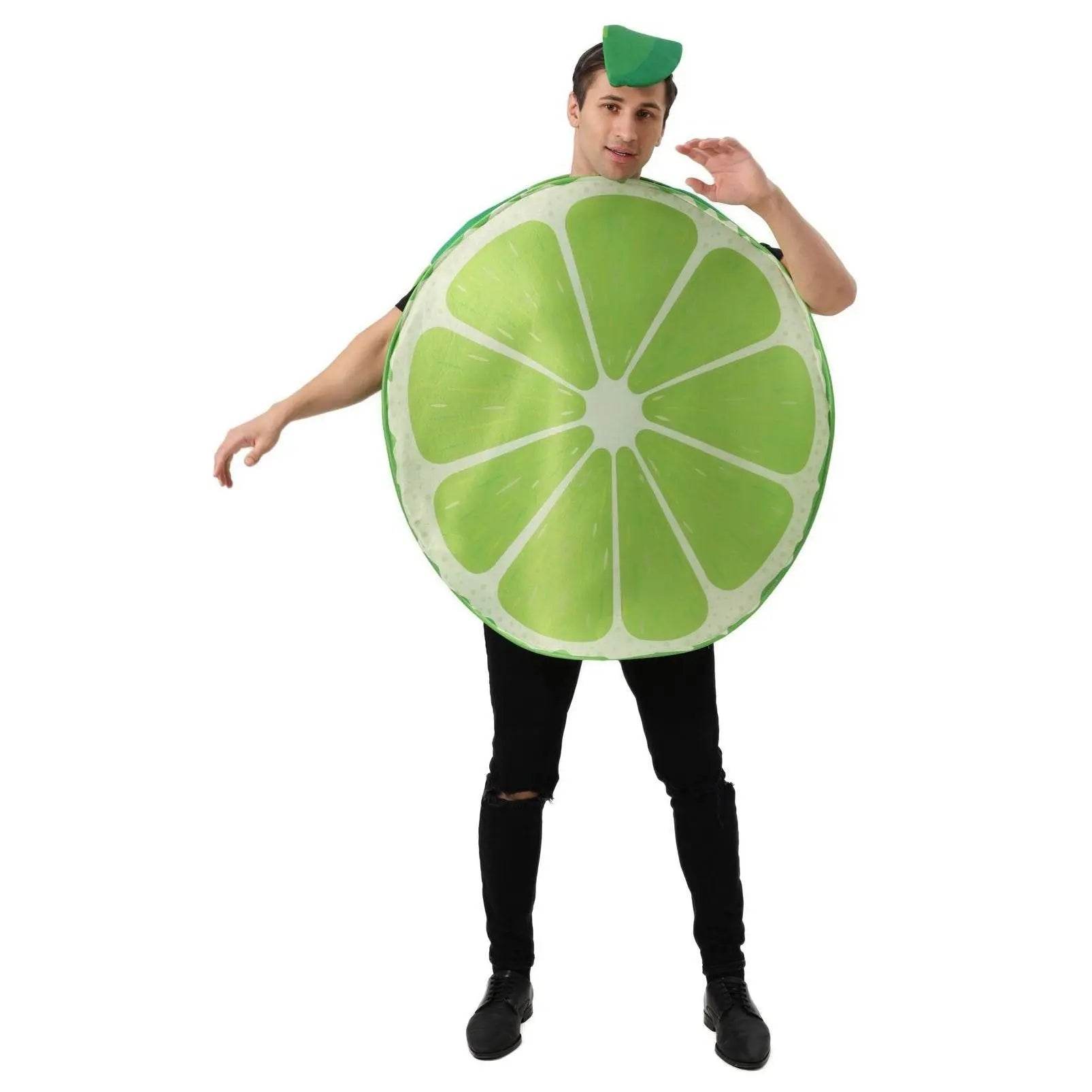 Fruit lime Halloween Costume Outfits Party Carnival Cosplay - zzcosplay