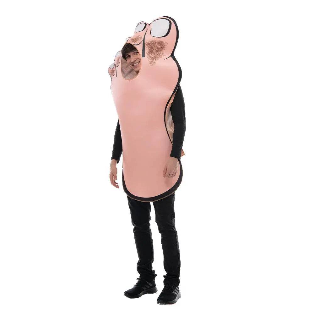 Funny Big Foot Cosplay Costume Halloween Stage Bar Party Outfit Dress Up for Adults - zzcosplay