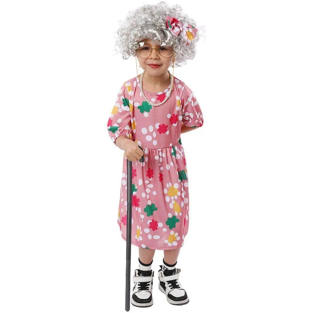 Grandma Cosplay Costume Halloween Children's Day Party Stage Performance Outfit - zzcosplay