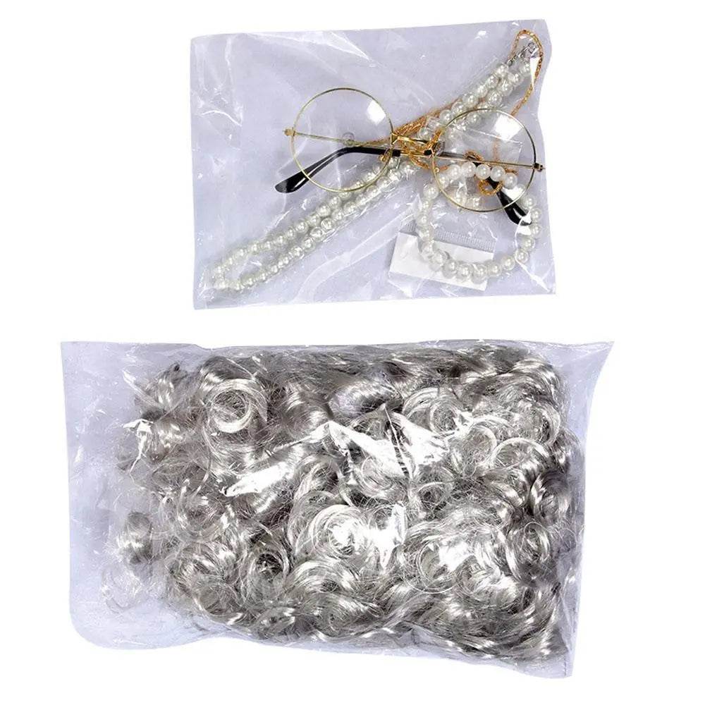 Grandma Cosplay Costume Halloween Children's Day Party Stage Performance Outfit - zzcosplay