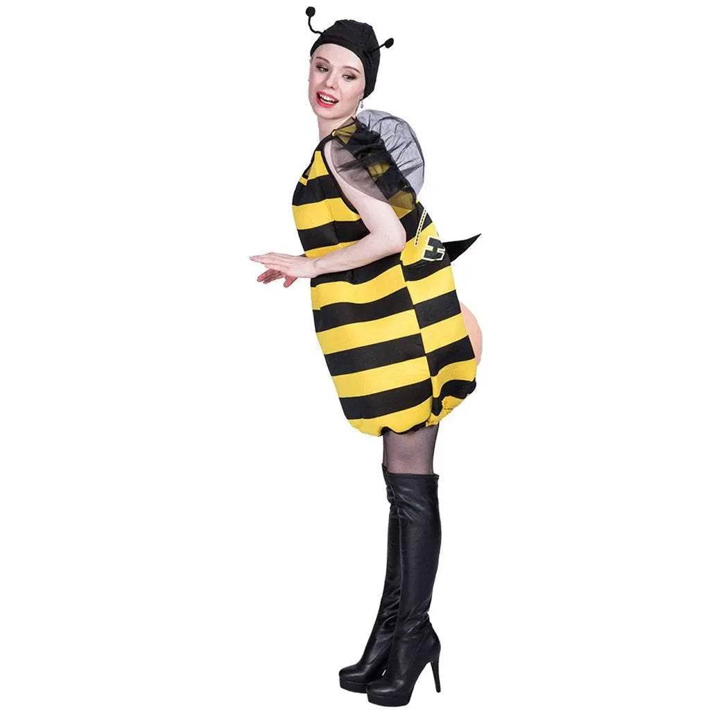 Halloween Bumble Bee Cosplay Costumes Party Animal Outfit Dress Up For Adults - zzcosplay