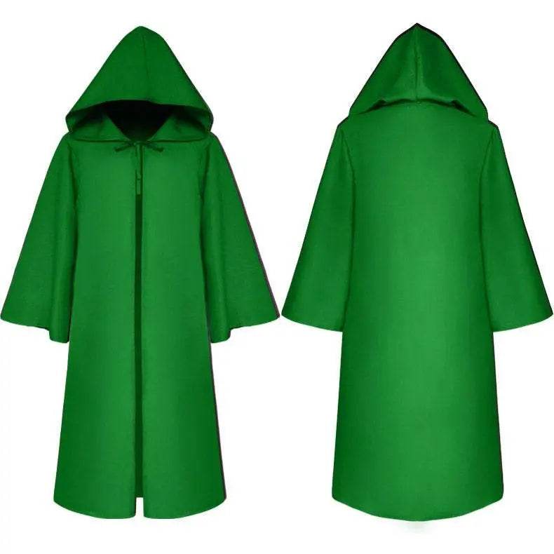 Halloween Medieval Bleach Cloak Cosplay Star War Jedi Knight Anakin Costumes for Adult - zzcosplay