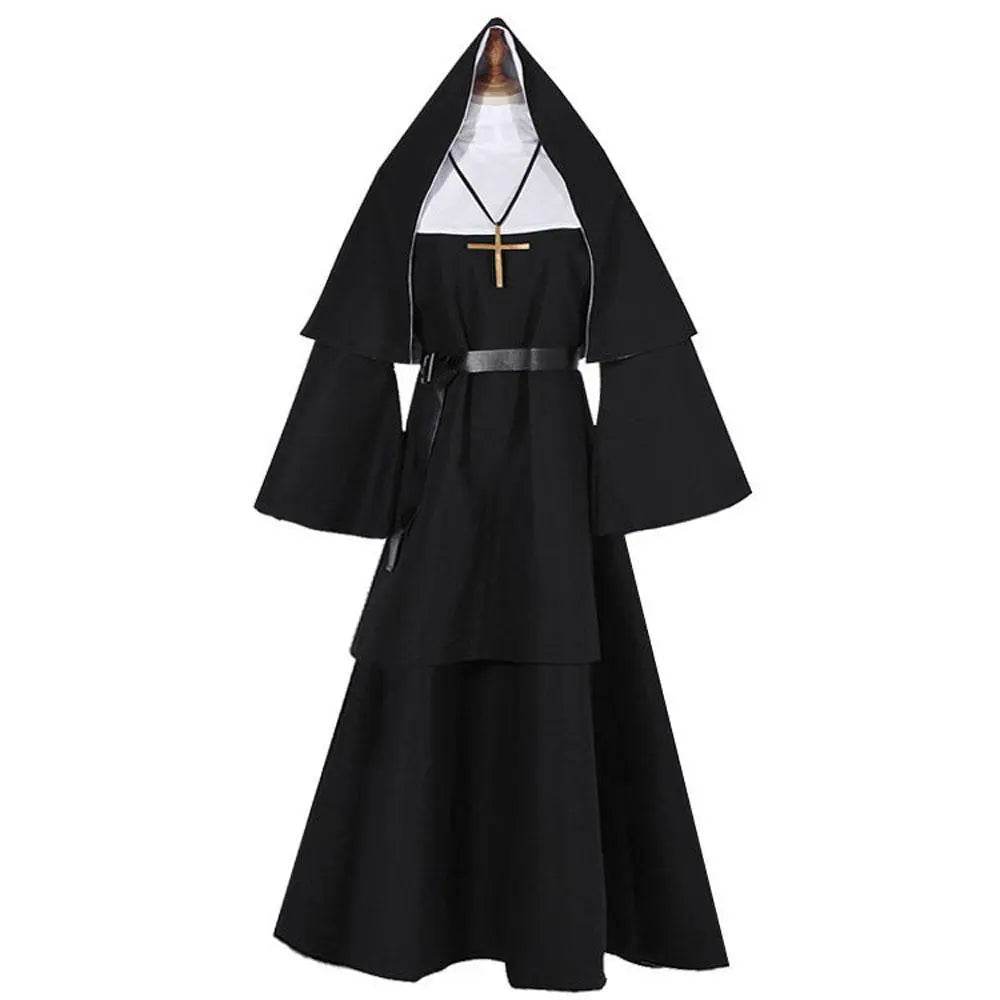 Halloween The ghost nun cosplay priest costume costumes - zzcosplay