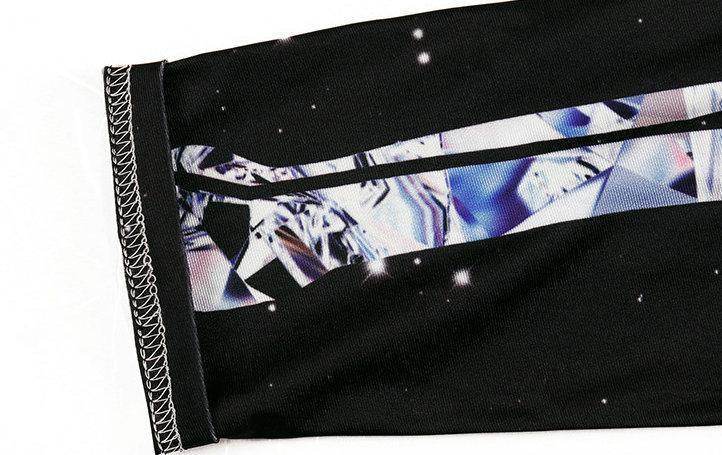 Halloween White Skeleton Elastic Bodycon Jumpsuit Cosplay Costume - zzcosplay