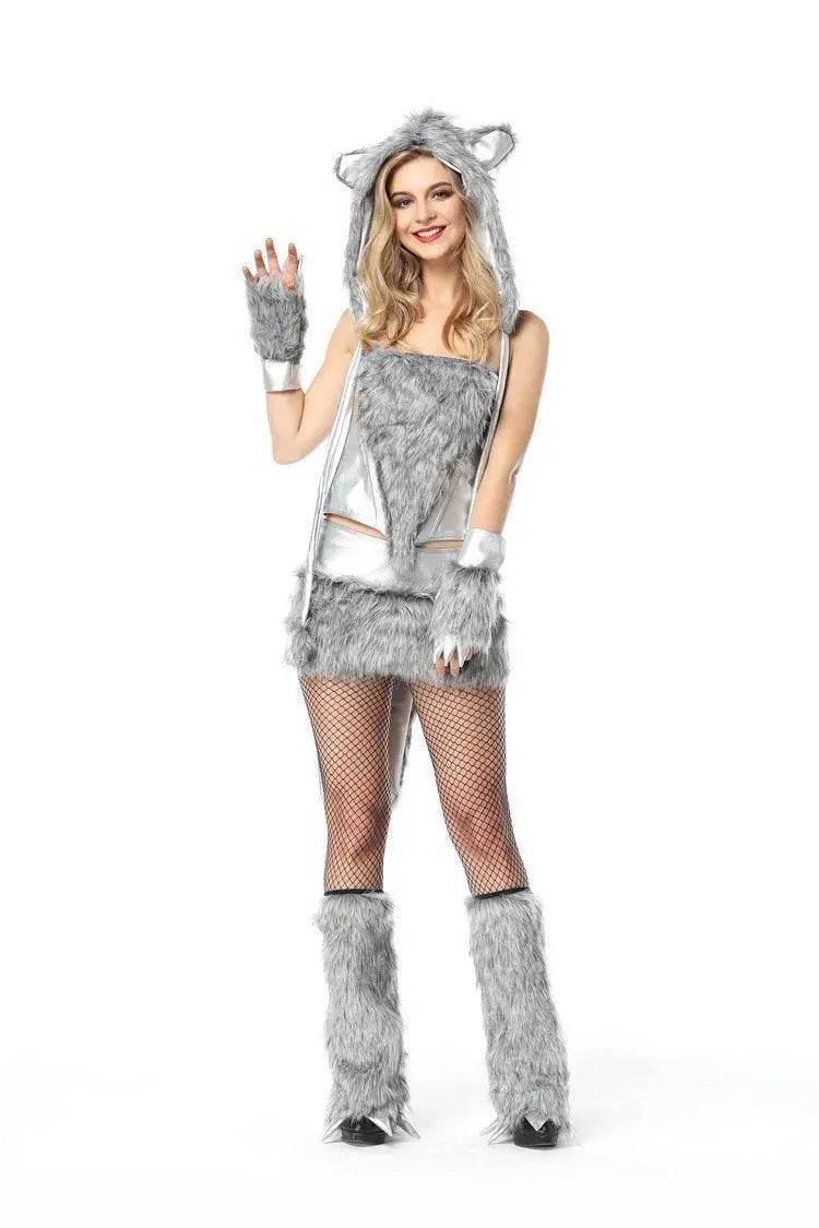 Halloween Wolf Cosplay Costume For Women Ladies - zzcosplay