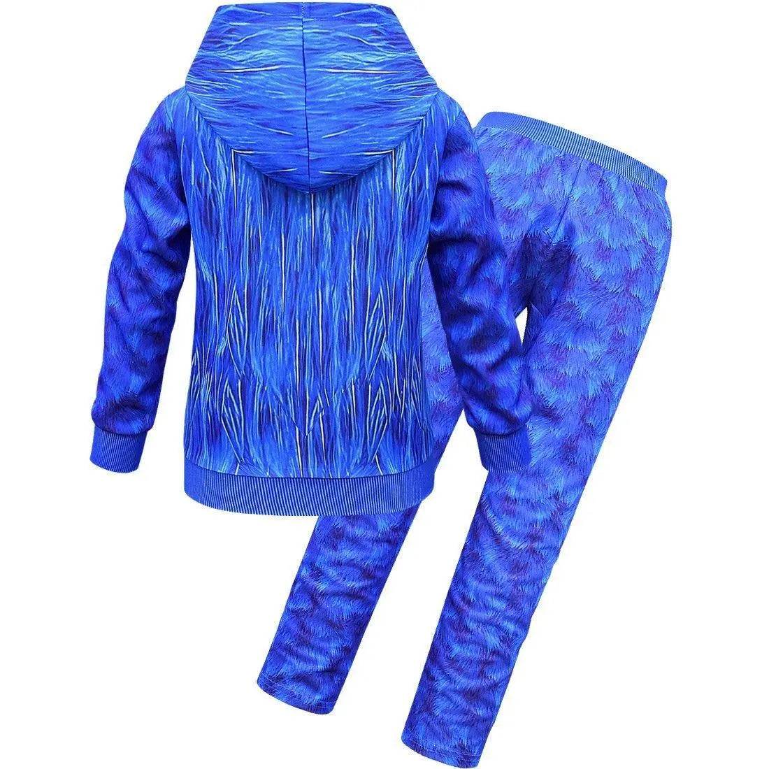 Kids Anime Sonic The Hedgehog Costume Game Halloween Boy Girls Hoodies Pants Sets Outfits - zzcosplay