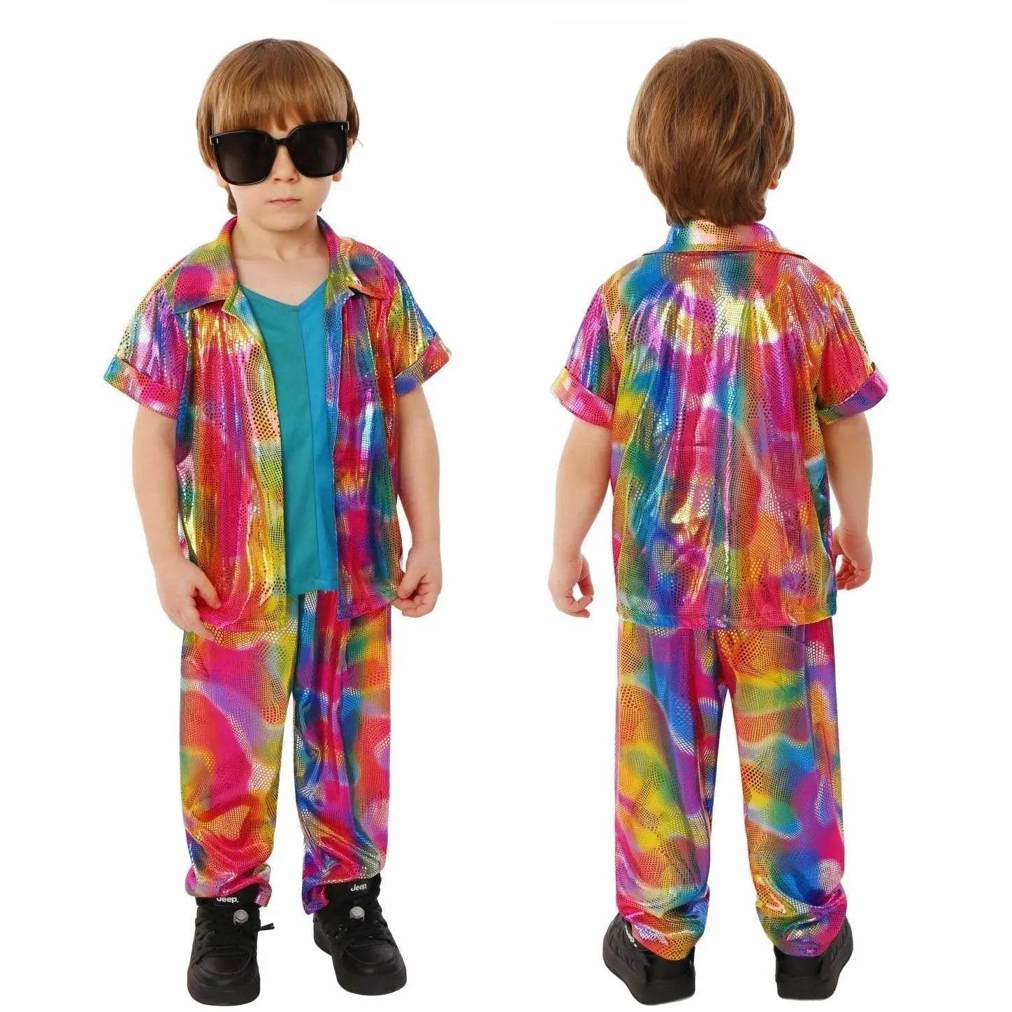 Kids Punk Style Halloween Costume Campus Role Play and Stage Performance Outfit - zzcosplay