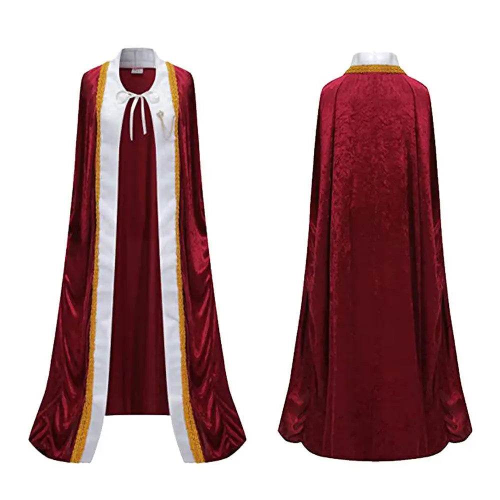 King Queen Prince Vintage Cosplay Costumes Cloak For Adult - zzcosplay