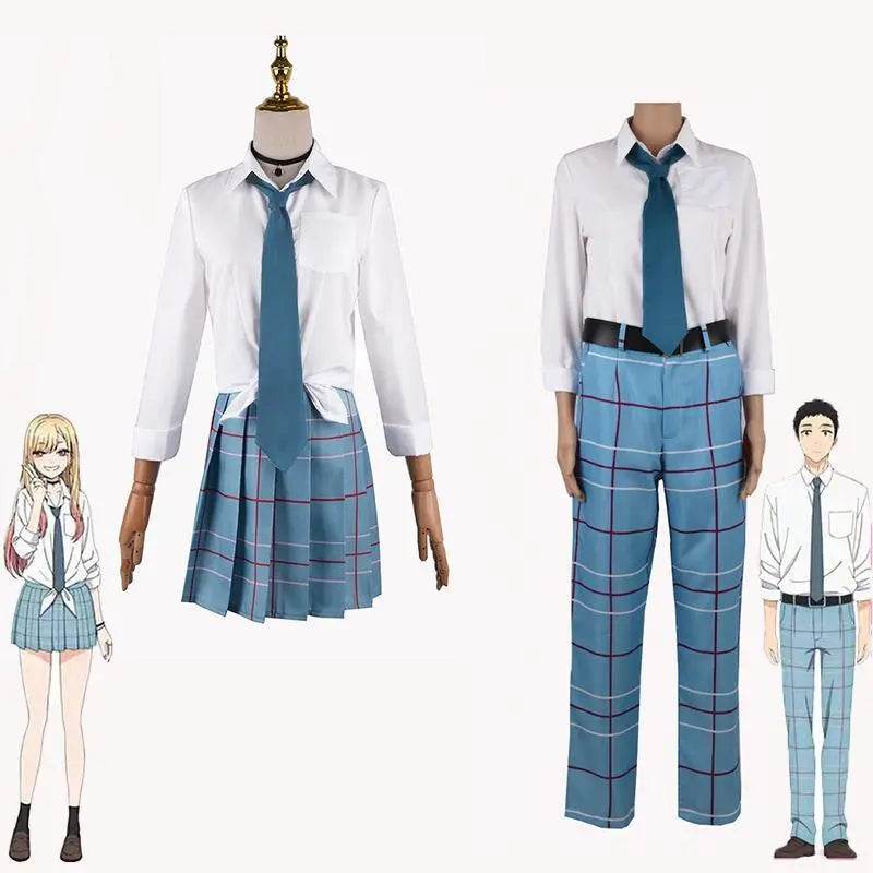 My Dress-Up Darling Wakana Gojo Cosplay Costume School Uniform Halloween Outfits Suit For Men - zzcosplay