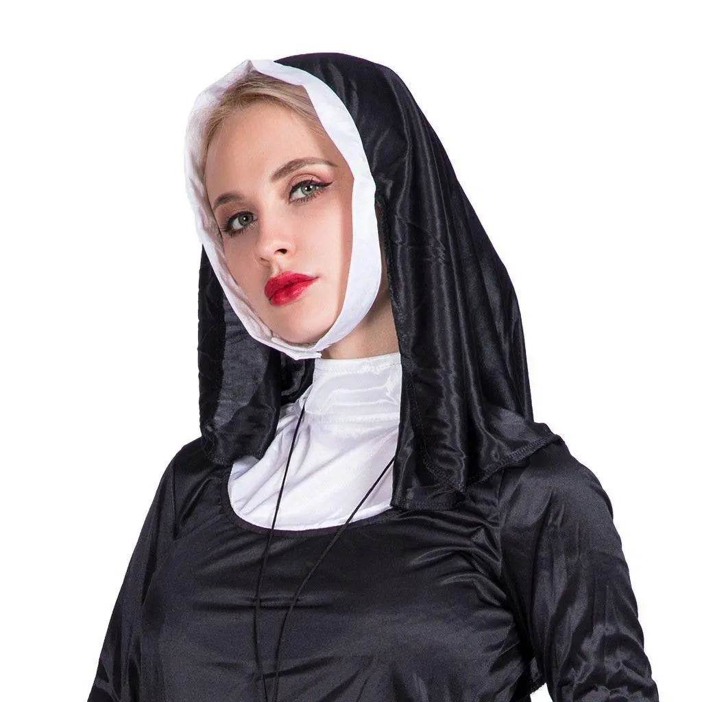 Nun Costume Halloween Outfits Performance Cosplay Party Carnival - zzcosplay