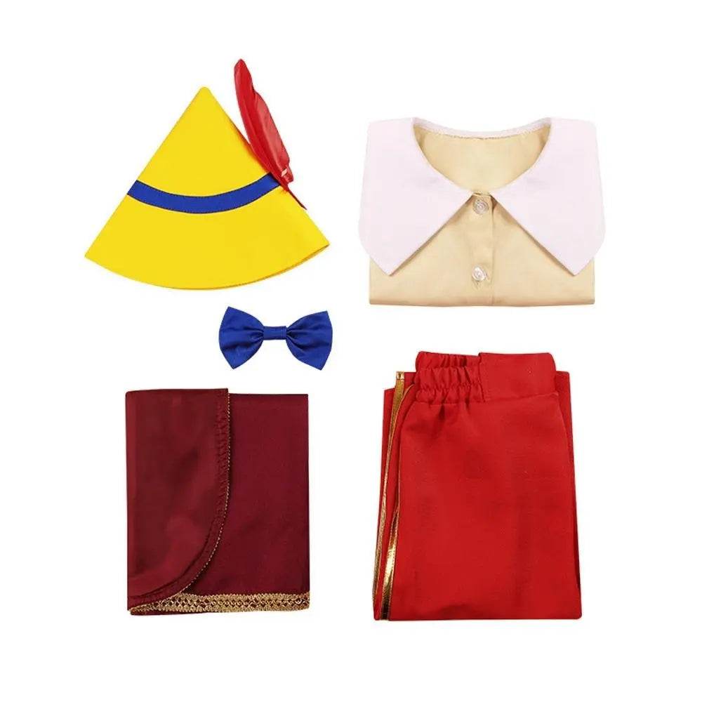 Pinocchio with the long nose Costume Cosplay Anime Suit Outfit Sets Up - zzcosplay
