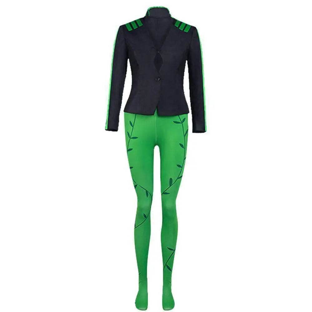 Poison Ivy Cosplay Costume Harley Quinn Outfits Halloween Carnival Dress Up Suit Outfit For Women - zzcosplay