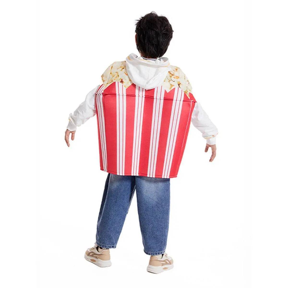 Popcorn Holiday Party Outfits Halloween Carnival Suit Cosplay Costume For Kids - zzcosplay