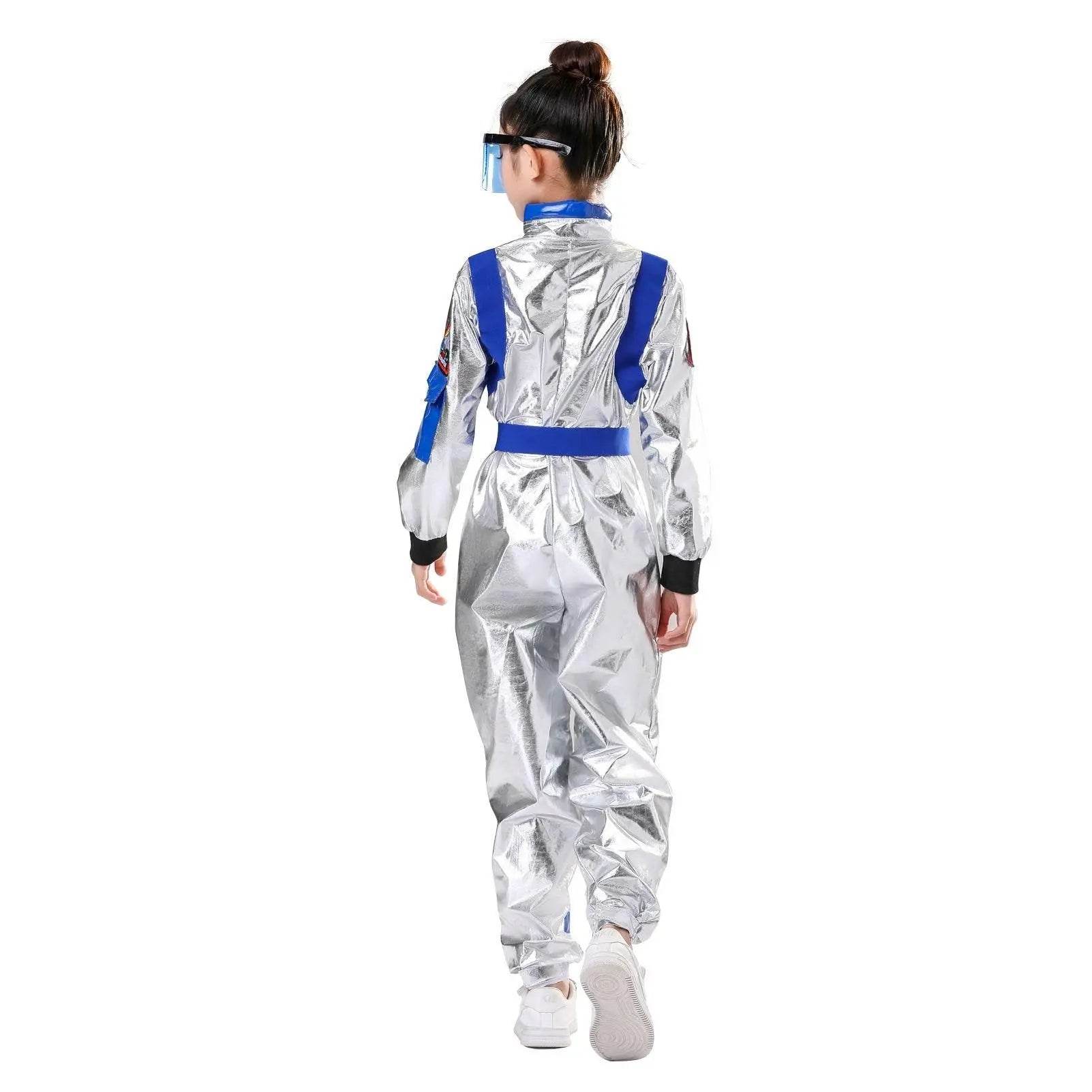 Space Suit Astronaut Couples Costume Carnival Halloween For Kids Girls Boys - zzcosplay