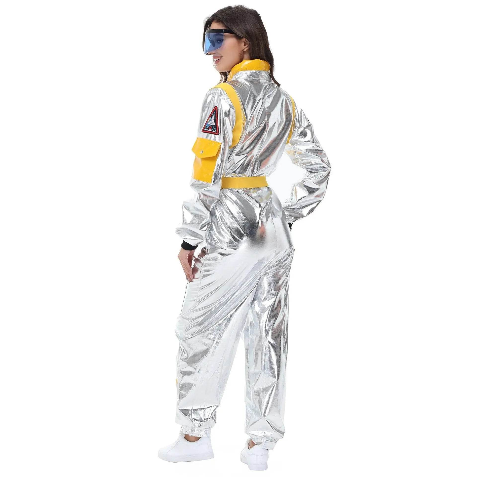 Space Suit Astronaut Couples Costume Carnival Halloween For Women Men - zzcosplay