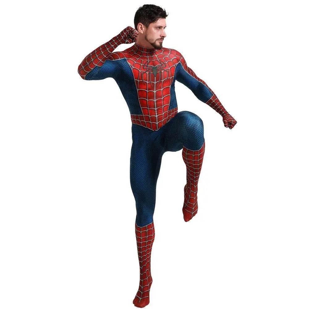 Spider-Man Tony Halloween Cosplay Costume Zentai Jumpsuit - zzcosplay