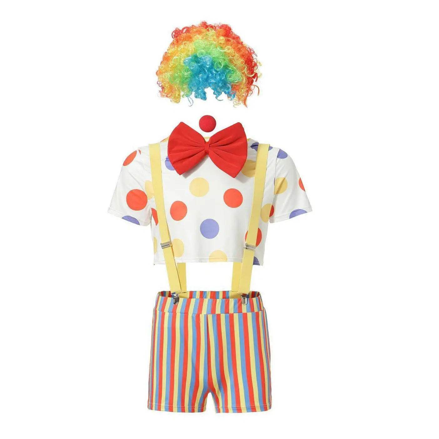 Stag Do Party Fancy Dress Costume Clown For Men - zzcosplay