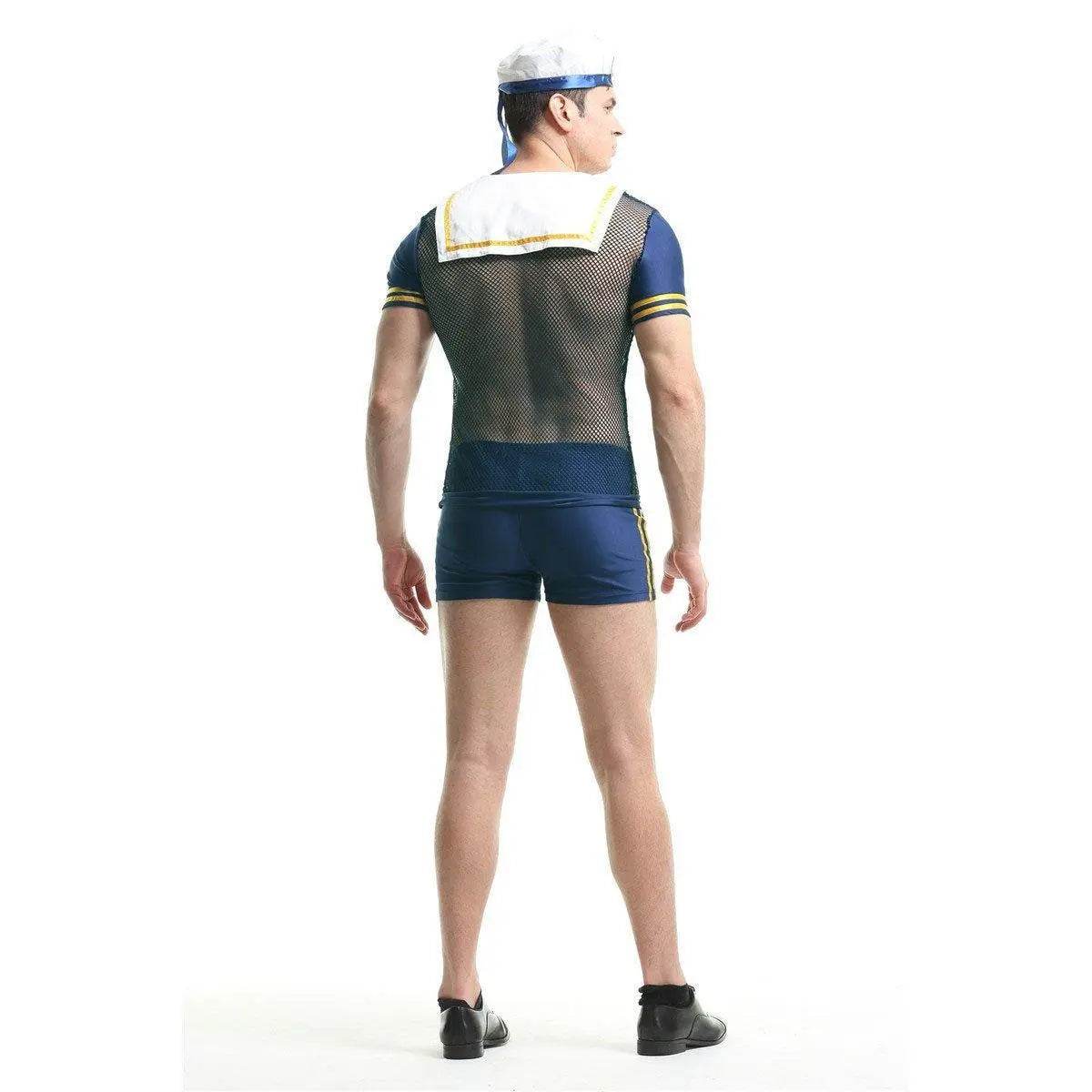 Stag Do Party Fancy Dress Costume Navy Sailor For Men - zzcosplay