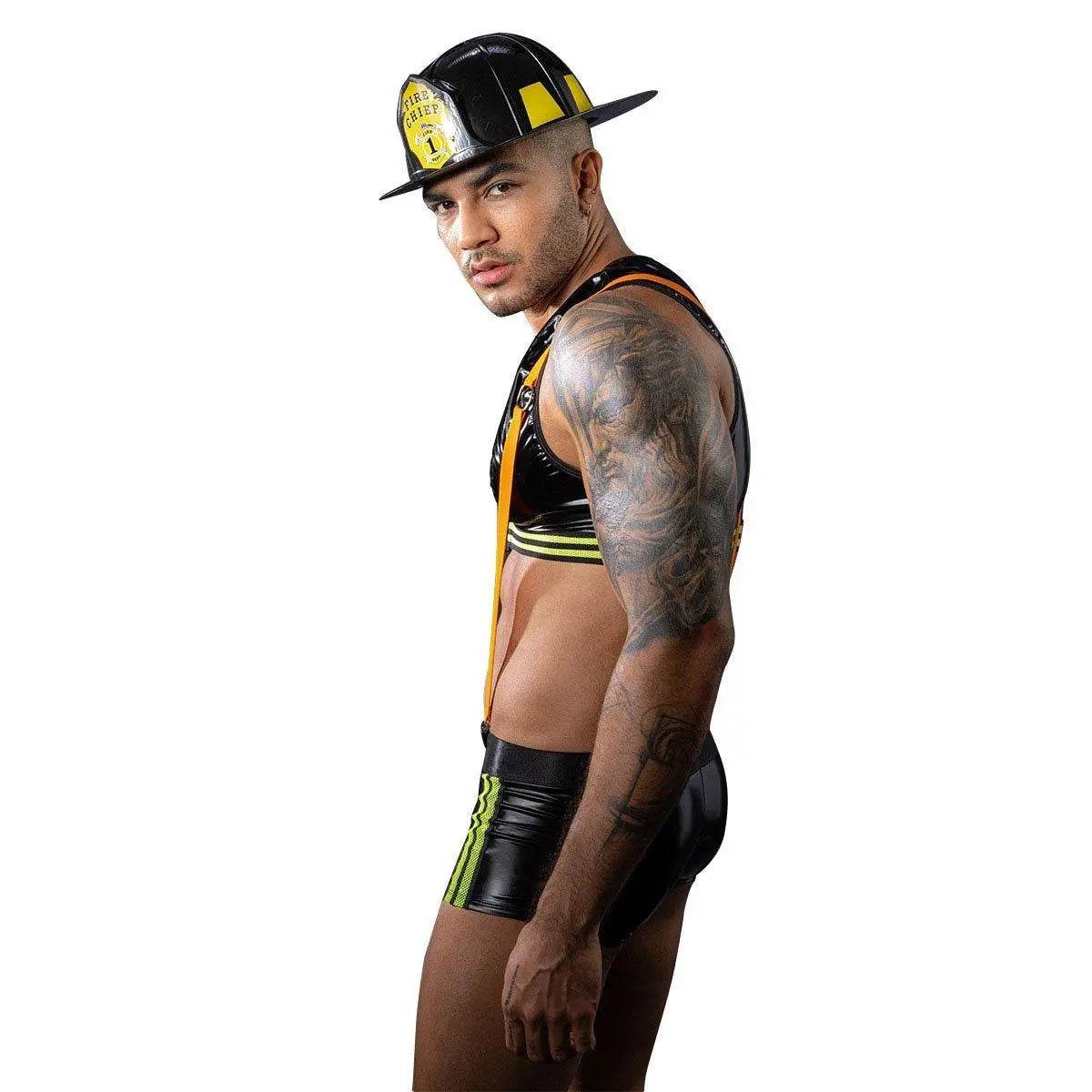 Stag Do Party Firemen Fancy Dress Costume Outfit Night Club Bar For Men - zzcosplay