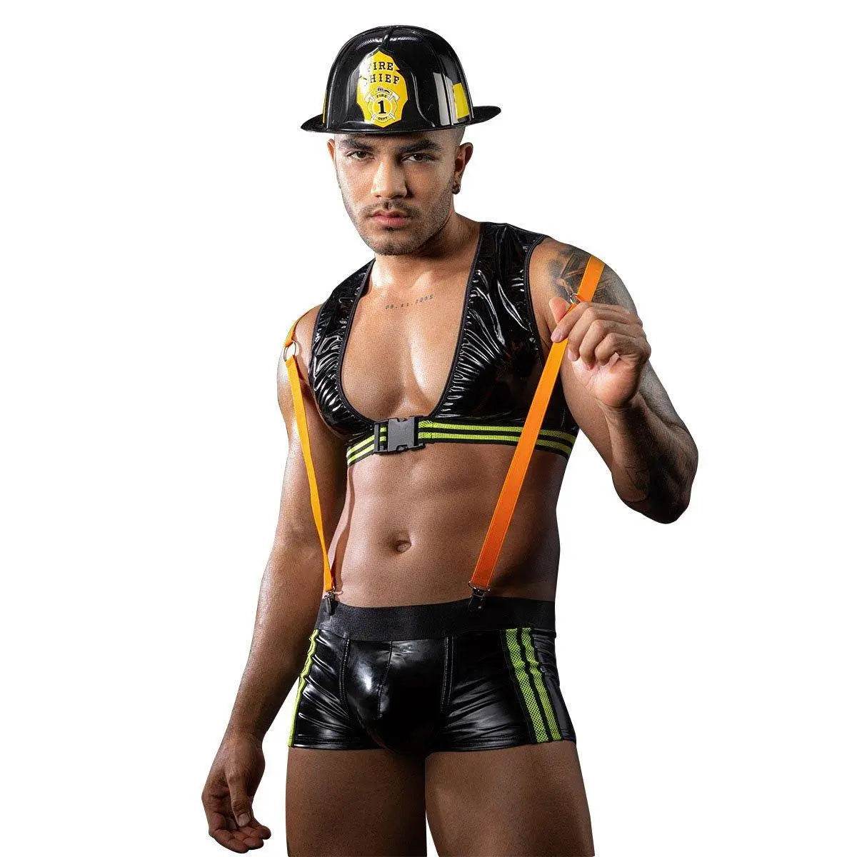 Stag Do Party Firemen Fancy Dress Costume Outfit Night Club Bar For Men - zzcosplay
