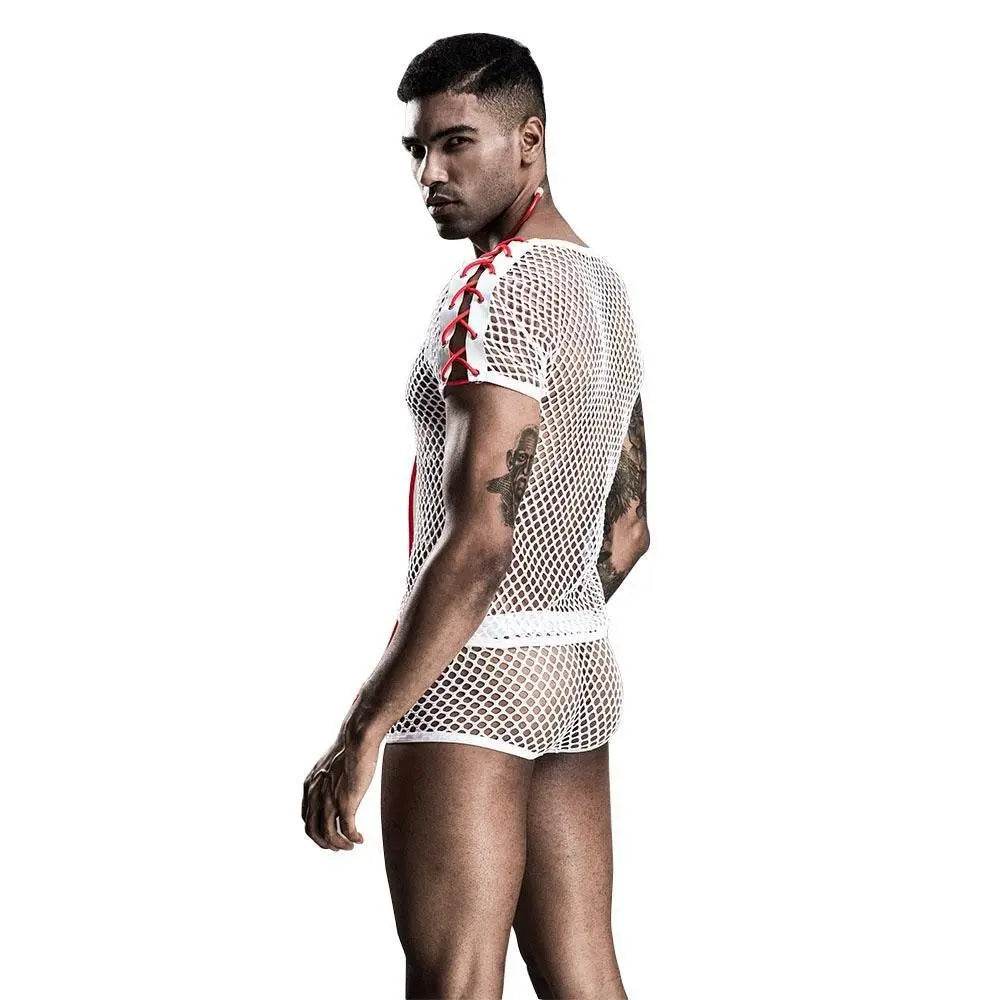 Stag do White Doctor Party Costume Nightclub Uniform - zzcosplay