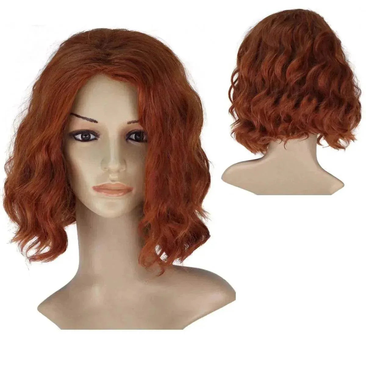 The Avengers Natasha Romanoff Black Widow Wig Short Cosplay - zzcosplay