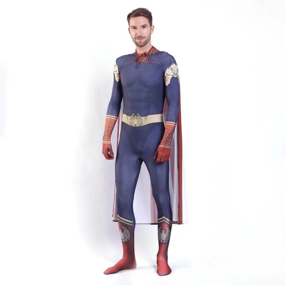 The Boys Homelander The Deep Starlight A-train Costumes Cosplay Halloween Jumpsuit Adult Kids - zzcosplay