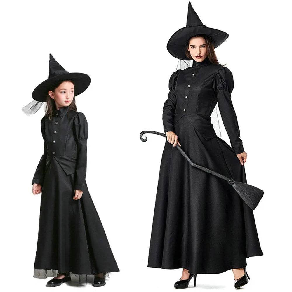 The Wizard of Oz Halloween Party Witch Family Matching Cosplay Costume - zzcosplay