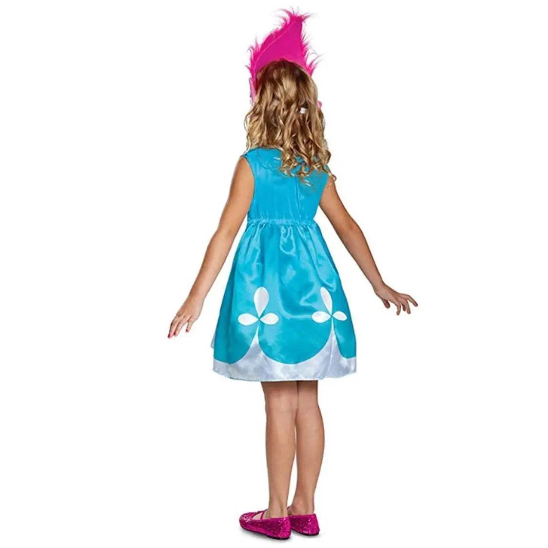 Trolls World Tour Boy's Branch Girl Poppy Costume Cosplay Halloween Fancy Dress Kids - zzcosplay