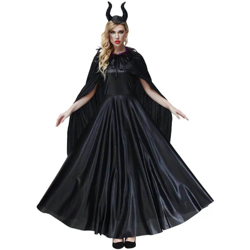 Women's Maleficent Dark Queen costume suit Cosplay Halloween Costumes for adult - zzcosplay