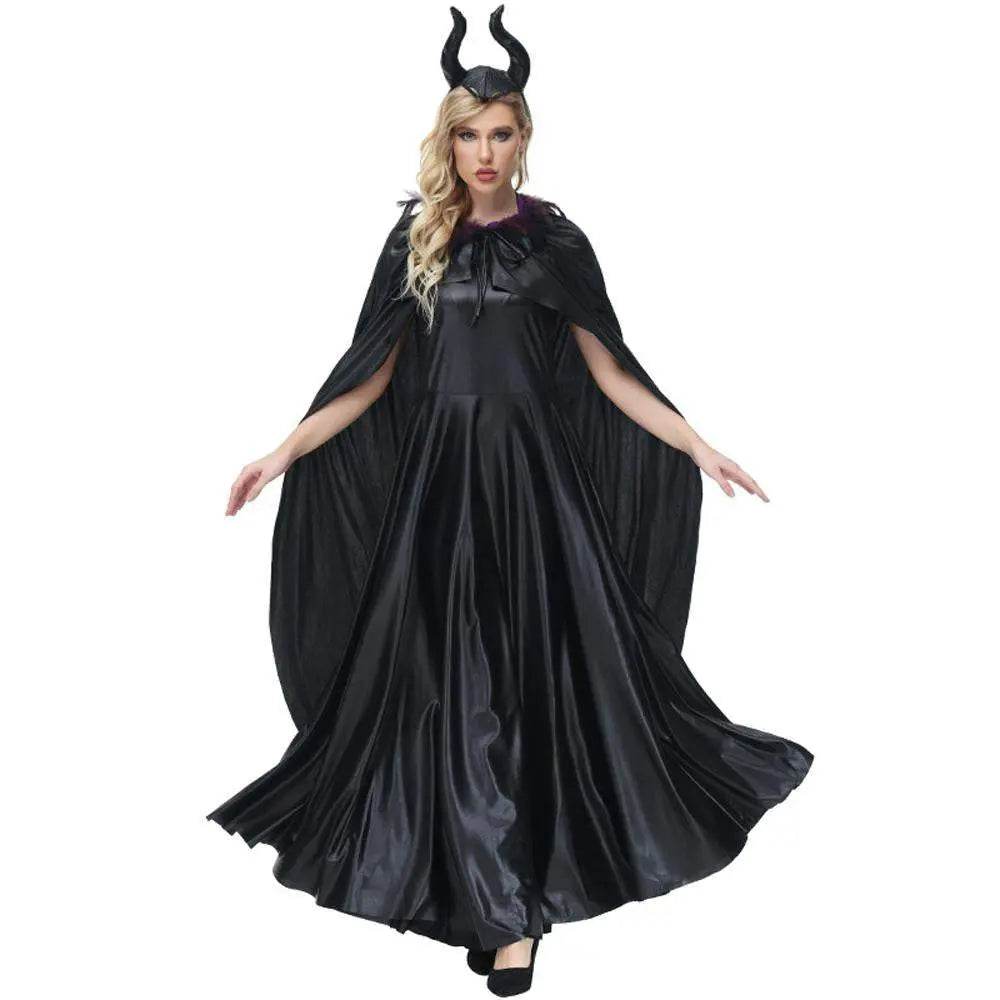 Women's Maleficent Dark Queen costume suit Cosplay Halloween Costumes for adult - zzcosplay