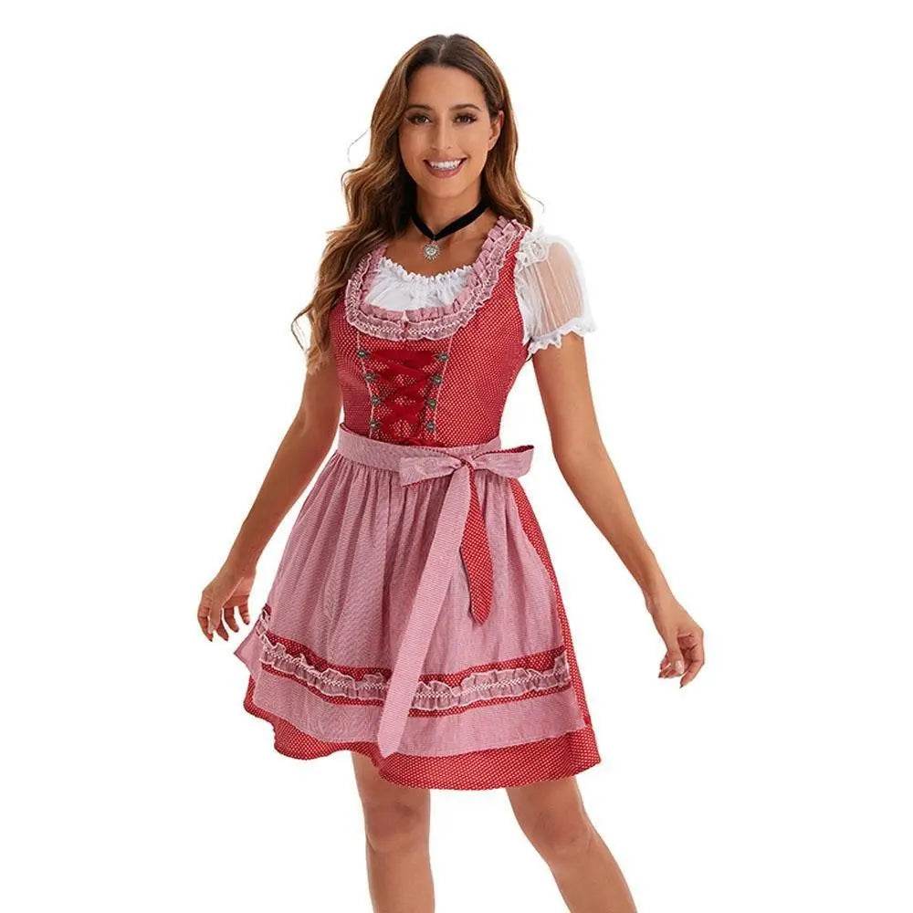 Women's Oktoberfest Munich Costume Festive Party Dress Outfit - zzcosplay