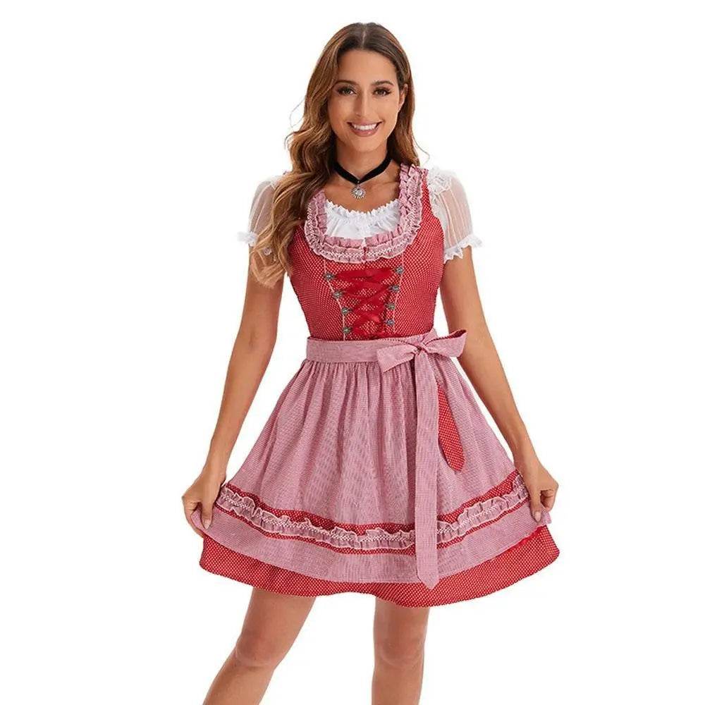 Women's Oktoberfest Munich Costume Festive Party Dress Outfit - zzcosplay