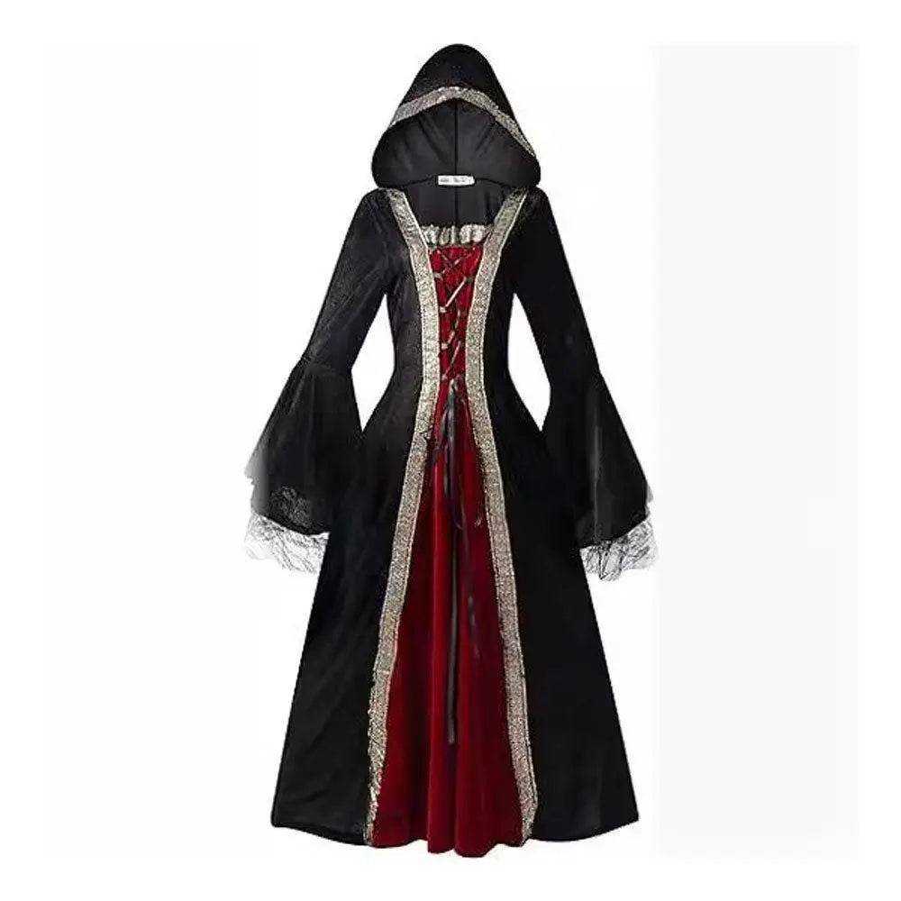 Womens Medieval Renaissance Costume Plus Size Medieval Role Play Dress - zzcosplay