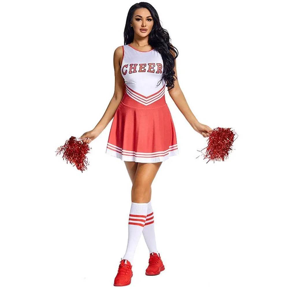 World Cup cheerleaders uniforms Costume football baby with socks - zzcosplay